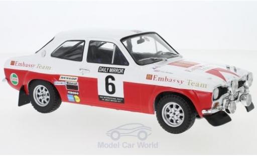 Modellautos Ford Escort 1/18 IXO MK1 RS 1600 No.6 Embassy RAC Rallye 1971 R.Clark/J.Porter Ford Escort 1/18 IXO MK1 RS 1600 No.6 Embassy RAC Rallye 1971 R.Clark/J.Porter modellautos