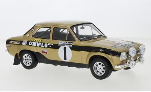 Modellautos Ford Escort 1/18 IXO MKI RS 1600 No.1 Welsh Rally 1972 Old Gold R.Clark/J.Porter Ford Escort 1/18 IXO MKI RS 1600 No.1 Welsh Rally 1972 Old Gold R.Clark/J.Porter modellautos