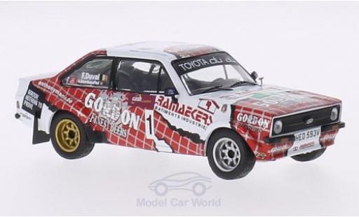 Modellautos Ford Escort MKI 1/43 IXO RS MKII No.1 Gordon Boucles de Spa 2014 F.Duval/A.Bourdeaud hui Ford Escort MKI 1/43 IXO RS MKII No.1 Gordon Boucles de Spa 2014 F.Duval/A.Bourdeaud hui modellautos