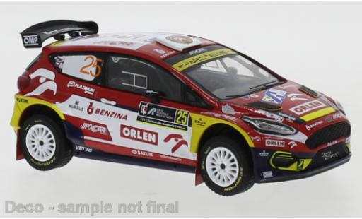 Modellautos Ford Fiesta 1/43 IXO R5 MkII No.25 Orlen Rally Acropolis 2021 M.Prokop/M.Ernst Ford Fiesta 1/43 IXO R5 MkII No.25 Orlen Rally Acropolis 2021 M.Prokop/M.Ernst modellautos