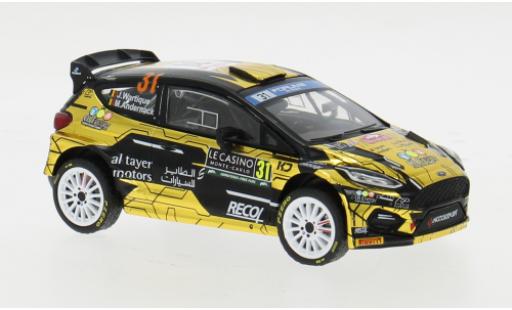 Modellautos Ford Fiesta 1/43 IXO Rally2 No.31 WRC Rallye Monte Carlo 2024 1:43 Ford Fiesta 1/43 IXO Rally2 No.31 WRC Rallye Monte Carlo 2024 1:43 modellautos