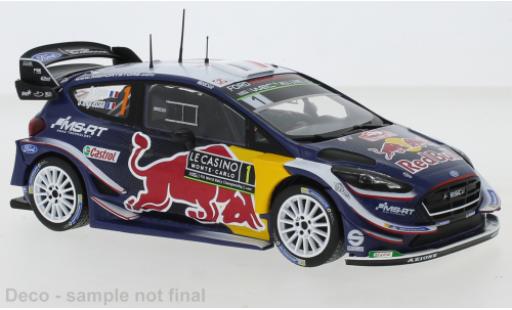 Modellautos Ford Fiesta 1/24 IXO WRC No.1 MS Sport Red Bull Rallye Monte Carlo 2018 S.Ogier/J.Ingrassia Ford Fiesta 1/24 IXO WRC No.1 MS Sport Red Bull Rallye Monte Carlo 2018 S.Ogier/J.Ingrassia modellautos