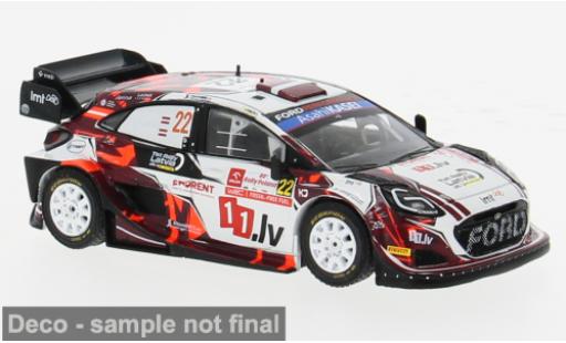 Modellautos Ford Puma 1/43 IXO Rally1 Rally WM Rallye Polen 2024 #22 1:43 Ford Puma 1/43 IXO Rally1 Rally WM Rallye Polen 2024 #22 1:43 modellautos