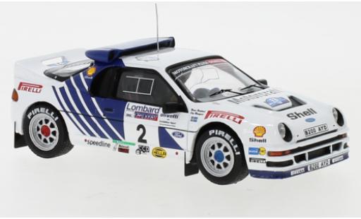 Modellautos Ford RS 200 1/43 IXO RS200 No.2 Rallye WM RAC Rally 1986 S.Blomqvist/B.Berglund Ford RS 200 1/43 IXO RS200 No.2 Rallye WM RAC Rally 1986 S.Blomqvist/B.Berglund modellautos