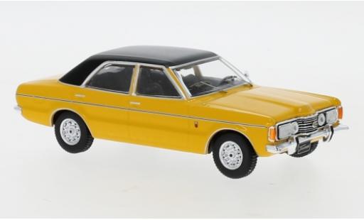 Modellautos Ford Taunus 1/43 IXO GLX gelb/schwarz 1973 Ford Taunus 1/43 IXO GLX gelb/schwarz 1973 modellautos