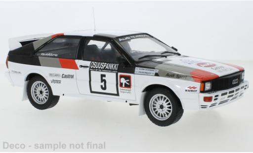 Modellautos Audi Quattro 1/18 IXO No.5 1000 Lakes Rally 1982 Audi Quattro 1/18 IXO No.5 1000 Lakes Rally 1982 modellautos
