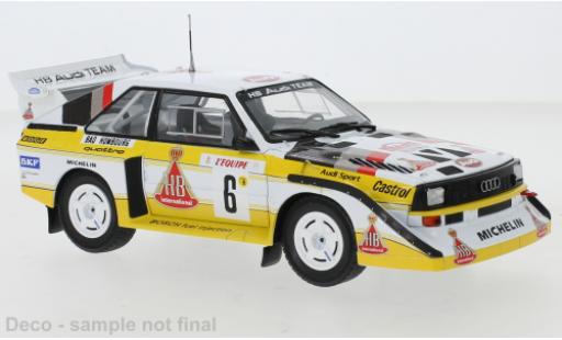 Modellautos Audi Sport Quattro 1/24 IXO Sport quattro S1 No.6 HB Rallye WM Rally Monte Carlo 1986 Audi Sport Quattro 1/24 IXO Sport quattro S1 No.6 HB Rallye WM Rally Monte Carlo 1986 modellautos