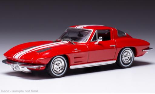 Modellautos Chevrolet Corvette 1/43 IXO Stingray rot/weiss 1963 Chevrolet Corvette 1/43 IXO Stingray rot/weiss 1963 modellautos