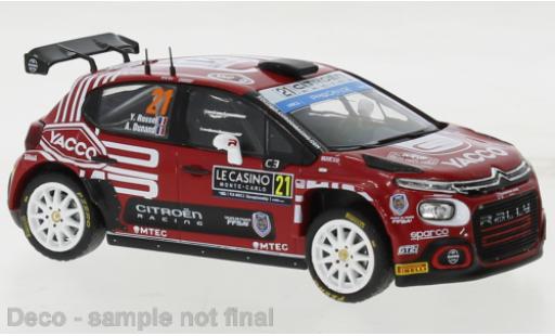 Modellautos Citroen C3 1/43 IXO No.21 WRC2 Rally Monte Carlo 2023 Citroen C3 1/43 IXO No.21 WRC2 Rally Monte Carlo 2023 modellautos