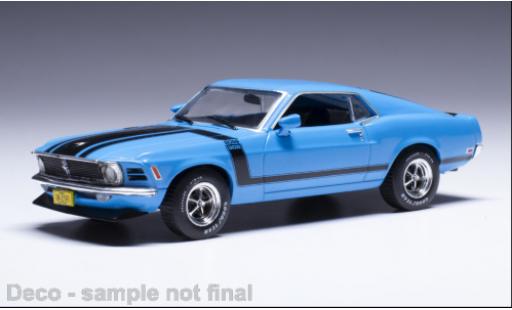 Ford Mustang 1/43 IXO Boss 302 bleu 1970 modellautos