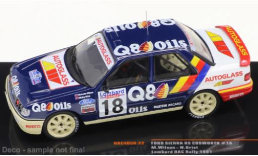 Modellautos Ford Sierra 1/43 IXO RS Cosworth No.18 Rallye RAC Lombard 1991 Ford Sierra 1/43 IXO RS Cosworth No.18 Rallye RAC Lombard 1991 modellautos