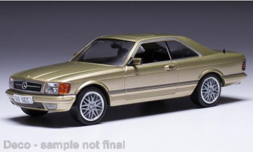 Modellautos Mercedes 500 1/43 IXO SEC metallise beige 1981 Mercedes 500 1/43 IXO SEC metallise beige 1981 modellautos