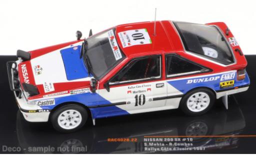 Modellautos Nissan 200 SX 1/43 IXO No.10 Rallye Cote d Ivoire 1987 Nissan 200 SX 1/43 IXO No.10 Rallye Cote d Ivoire 1987 modellautos