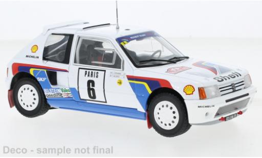 Modellautos Peugeot 205 1/24 IXO T16 No.6 Rallye WM Rally Monte Carlo 1985 Peugeot 205 1/24 IXO T16 No.6 Rallye WM Rally Monte Carlo 1985 modellautos