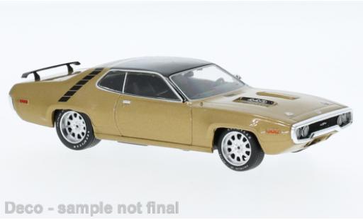 Modellautos Plymouth GTX 1/43 IXO Runner metallise doré 1971 Plymouth GTX 1/43 IXO Runner metallise doré 1971 modellautos
