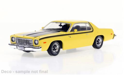 Modellautos Plymouth Road Runner 1/43 IXO jaune 1975 Plymouth Road Runner 1/43 IXO jaune 1975 modellautos