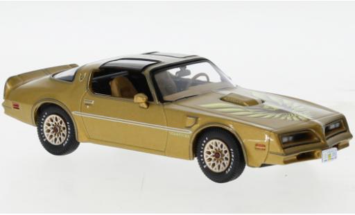 Modellautos Pontiac Firebird 1/43 IXO Trans Am metallise doré/Décorer 1978 Pontiac Firebird 1/43 IXO Trans Am metallise doré/Décorer 1978 modellautos