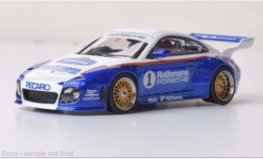 Modellautos Porsche 997 1/43 IXO Old and New weiss/blau Rothmans- Porsche 997 1/43 IXO Old and New weiss/blau Rothmans- modellautos