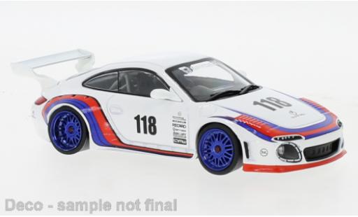 Modellautos Porsche 997 1/43 IXO Old and New weiss/Dekor Porsche 997 1/43 IXO Old and New weiss/Dekor modellautos