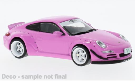 Porsche 997 RWB 1/18 IXO rose modellautos