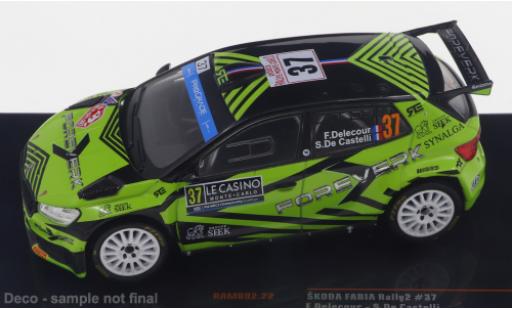 Modellautos Skoda Fabia 1/43 IXO No.37 WRC2 Rally Monte Carlo 2023 Skoda Fabia 1/43 IXO No.37 WRC2 Rally Monte Carlo 2023 modellautos