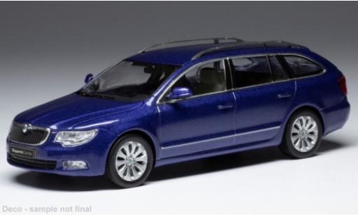 Modellautos Skoda Superb 1/43 IXO II 3T metallise bleu 2008 Skoda Superb 1/43 IXO II 3T metallise bleu 2008 modellautos