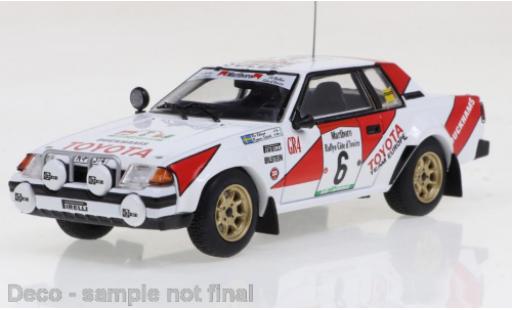Modellautos Toyota Celica 1/43 IXO 2000GT No.6 Rallye Cote d Ivoire 1982 Toyota Celica 1/43 IXO 2000GT No.6 Rallye Cote d Ivoire 1982 modellautos