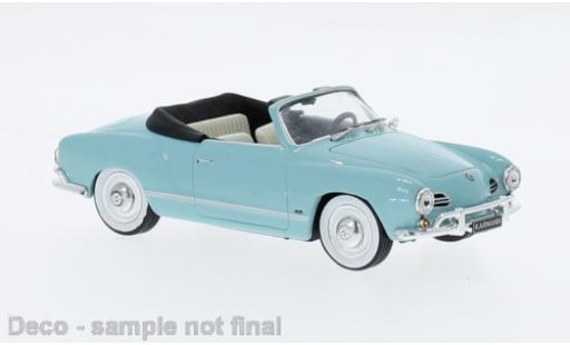 Modellautos Volkswagen Karmann 1/43 IXO Ghia bleu clair 1955 Volkswagen Karmann 1/43 IXO Ghia bleu clair 1955 modellautos