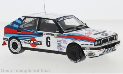 Modellautos Lancia Delta 1/24 IXO Integrale 16V No.6 Martini Racing Martini Rallye Monte Carlo 1989 D.Auriol/B.Occelli Lancia Delta 1/24 IXO Integrale 16V No.6 Martini Racing Martini Rallye Monte Carlo 1989 D.Auriol/B.Occelli modellautos