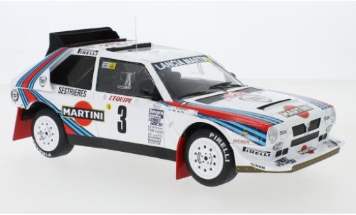 Modellautos Lancia Delta 1/18 IXO S4 No.3 Martini Racing Martini Rally Monte Carlo 1986 M.Alen/I.Kivimäki Lancia Delta 1/18 IXO S4 No.3 Martini Racing Martini Rally Monte Carlo 1986 M.Alen/I.Kivimäki modellautos