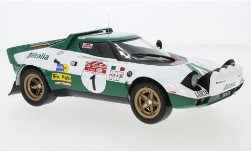 Modellautos Lancia Stratos 1/18 IXO HF No.1 Alitalia Rallye WM Rally San Remo 1975 S.Munari/M.Mannucci Lancia Stratos 1/18 IXO HF No.1 Alitalia Rallye WM Rally San Remo 1975 S.Munari/M.Mannucci modellautos