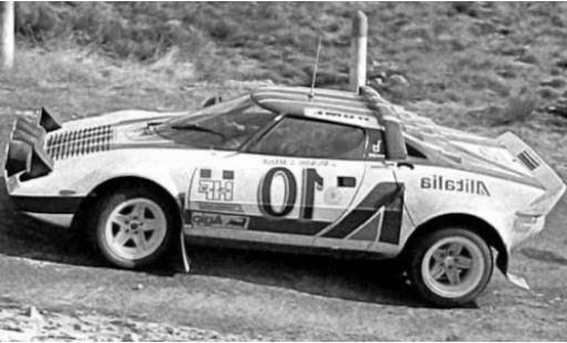 Modellautos Lancia Stratos 1/43 IXO HF No.10 Alitalia Racing Team Alitalia Rallye Monte Carlo 1976 S.Munari/S.Maiga Lancia Stratos 1/43 IXO HF No.10 Alitalia Racing Team Alitalia Rallye Monte Carlo 1976 S.Munari/S.Maiga modellautos