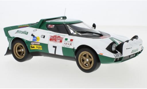 Modellautos Lancia Stratos 1/18 IXO HF No.7 Alitalia Rallye WM Rally San Remo 1975 R.Pinto/A.Bernacchini Lancia Stratos 1/18 IXO HF No.7 Alitalia Rallye WM Rally San Remo 1975 R.Pinto/A.Bernacchini modellautos