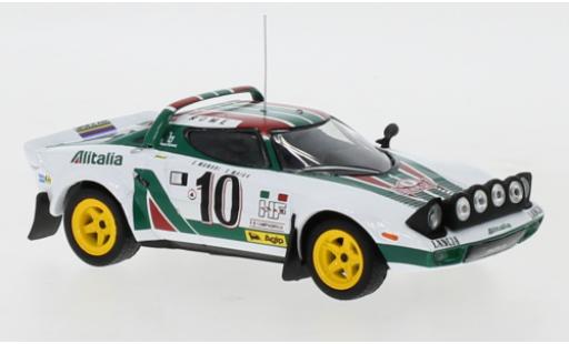 Modellautos Lancia Stratos 1/43 IXO HF No.8 Alitalia Racing Team Alitalia Rallye Monte Carlo 1976 R.Pinto/A.Bernacchini Lancia Stratos 1/43 IXO HF No.8 Alitalia Racing Team Alitalia Rallye Monte Carlo 1976 R.Pinto/A.Bernacchini modellautos