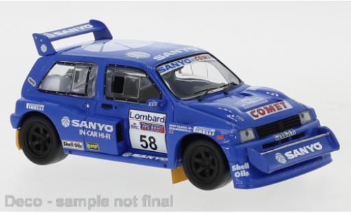 Modellautos MG Metro 1/43 IXO 6R4 RHD No.58 Sanyo RAC Rally 1986 G.Fielding/J.Robinson MG Metro 1/43 IXO 6R4 RHD No.58 Sanyo RAC Rally 1986 G.Fielding/J.Robinson modellautos