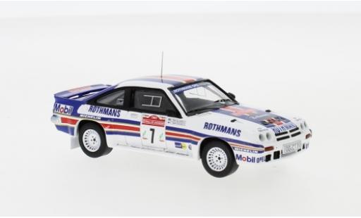 Modellautos Opel Manta 1/43 IXO 400 No.7 Rothmans Rally Team Rothmans Rallye WM Rallye San Remo 1983 H.Toivonen/F.Gallagher Opel Manta 1/43 IXO 400 No.7 Rothmans Rally Team Rothmans Rallye WM Rallye San Remo 1983 H.Toivonen/F.Gallagher modellautos