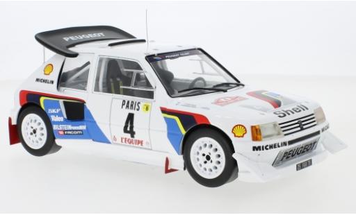 Modellautos Peugeot 205 1/18 IXO T16 E2 No.4 Talbot Sport Rallye WM Rallye Monte Carlo 1986 J.Kankkunen/J.Piironen Peugeot 205 1/18 IXO T16 E2 No.4 Talbot Sport Rallye WM Rallye Monte Carlo 1986 J.Kankkunen/J.Piironen modellautos