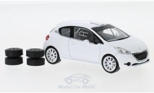 Modellautos Peugeot 208 1/43 IXO R2 weiss 2013 Plain Body Version inklusive 4 Ersatzräder Peugeot 208 1/43 IXO R2 weiss 2013 Plain Body Version inklusive 4 Ersatzräder modellautos