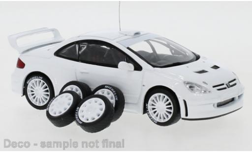 Modellautos Peugeot 307 1/43 IXO WRC weiss 2 set of wheels and tyres and extra rear spoiler Peugeot 307 1/43 IXO WRC weiss 2 set of wheels and tyres and extra rear spoiler modellautos