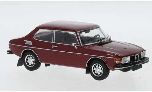 Saab 99 1/43 IXO EMS mettalic rot 1972 modellautos