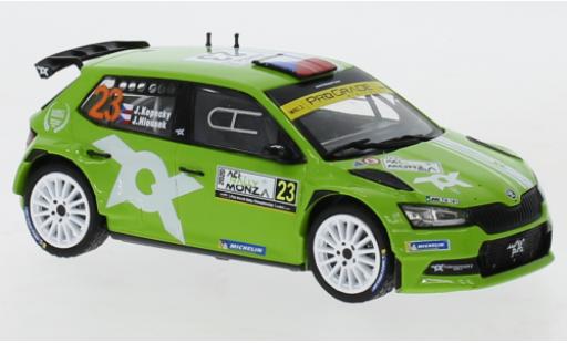 Modellautos Skoda Fabia 1/43 IXO R5 Evo No.23 Rallye WM Rallye Monza 2020 J.Kopecky/J.Hlousek Skoda Fabia 1/43 IXO R5 Evo No.23 Rallye WM Rallye Monza 2020 J.Kopecky/J.Hlousek modellautos