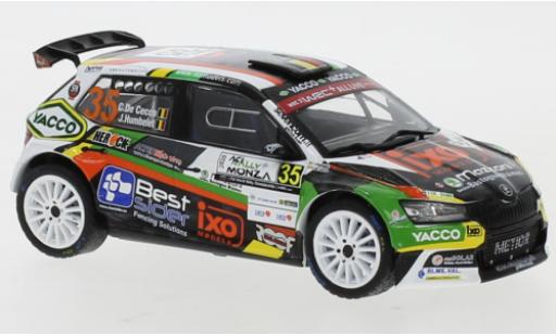 Modellautos Skoda Fabia 1/43 IXO R5 Evo No.35 WRC Rallye Monza 2020 C. De Cecco/J.Humblet Skoda Fabia 1/43 IXO R5 Evo No.35 WRC Rallye Monza 2020 C. De Cecco/J.Humblet modellautos
