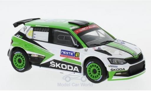Modellautos Skoda Fabia 1/43 IXO R5 No.41 Rallye WM Rallye Finnland 2018 K.Rovanperä/J.Halttunen Skoda Fabia 1/43 IXO R5 No.41 Rallye WM Rallye Finnland 2018 K.Rovanperä/J.Halttunen modellautos