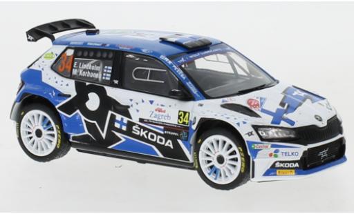 Modellautos Skoda Fabia 1/43 IXO Rally 2 EVO No.34 Rally Croatia 2021 E.Lindholm/M.Korhonen Skoda Fabia 1/43 IXO Rally 2 EVO No.34 Rally Croatia 2021 E.Lindholm/M.Korhonen modellautos