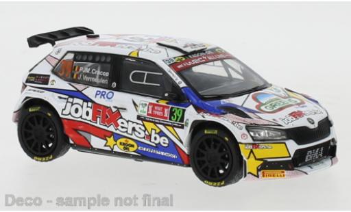 Modellautos Skoda Fabia 1/43 IXO Rally 2 EVO No.39 jobfixers.be Rally Ypres 2021 P.J.M.Cracco/L.Vermeulen Skoda Fabia 1/43 IXO Rally 2 EVO No.39 jobfixers.be Rally Ypres 2021 P.J.M.Cracco/L.Vermeulen modellautos