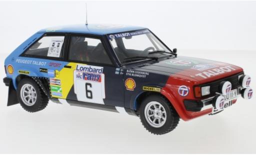 Modellautos Talbot Sunbeam 1/18 IXO Lotus No.6 RAC Rallye 1982 S.Blomqvist/B.Cederberg Talbot Sunbeam 1/18 IXO Lotus No.6 RAC Rallye 1982 S.Blomqvist/B.Cederberg modellautos