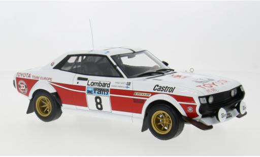 Modellautos Toyota Celica 1/18 IXO 2000 GT (RA21) No.8 RAC Rally 1977 1:18 Toyota Celica 1/18 IXO 2000 GT (RA21) No.8 RAC Rally 1977 1:18 modellautos