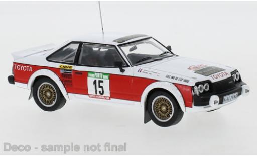 Modellautos Toyota Celica 1/43 IXO 2000 GT (RA40) No.15 Team Europe Rallye WM Rallye Portugal 1980 J-L.Therier/M.Vial Toyota Celica 1/43 IXO 2000 GT (RA40) No.15 Team Europe Rallye WM Rallye Portugal 1980 J-L.Therier/M.Vial modellautos