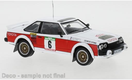 Modellautos Toyota Celica 1/43 IXO 2000 GT (RA40) No.6 Team Europe Rallye Portugal 1980 O.Andersson/H.Liddon Toyota Celica 1/43 IXO 2000 GT (RA40) No.6 Team Europe Rallye Portugal 1980 O.Andersson/H.Liddon modellautos