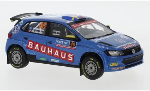 Modellautos Volkswagen Polo 1/43 IXO GTI R5 No.48 Bauhaus Rallye WM Rallye Finnland 2019 J.Kristoffersson/S.Skjaermoen Volkswagen Polo 1/43 IXO GTI R5 No.48 Bauhaus Rallye WM Rallye Finnland 2019 J.Kristoffersson/S.Skjaermoen modellautos